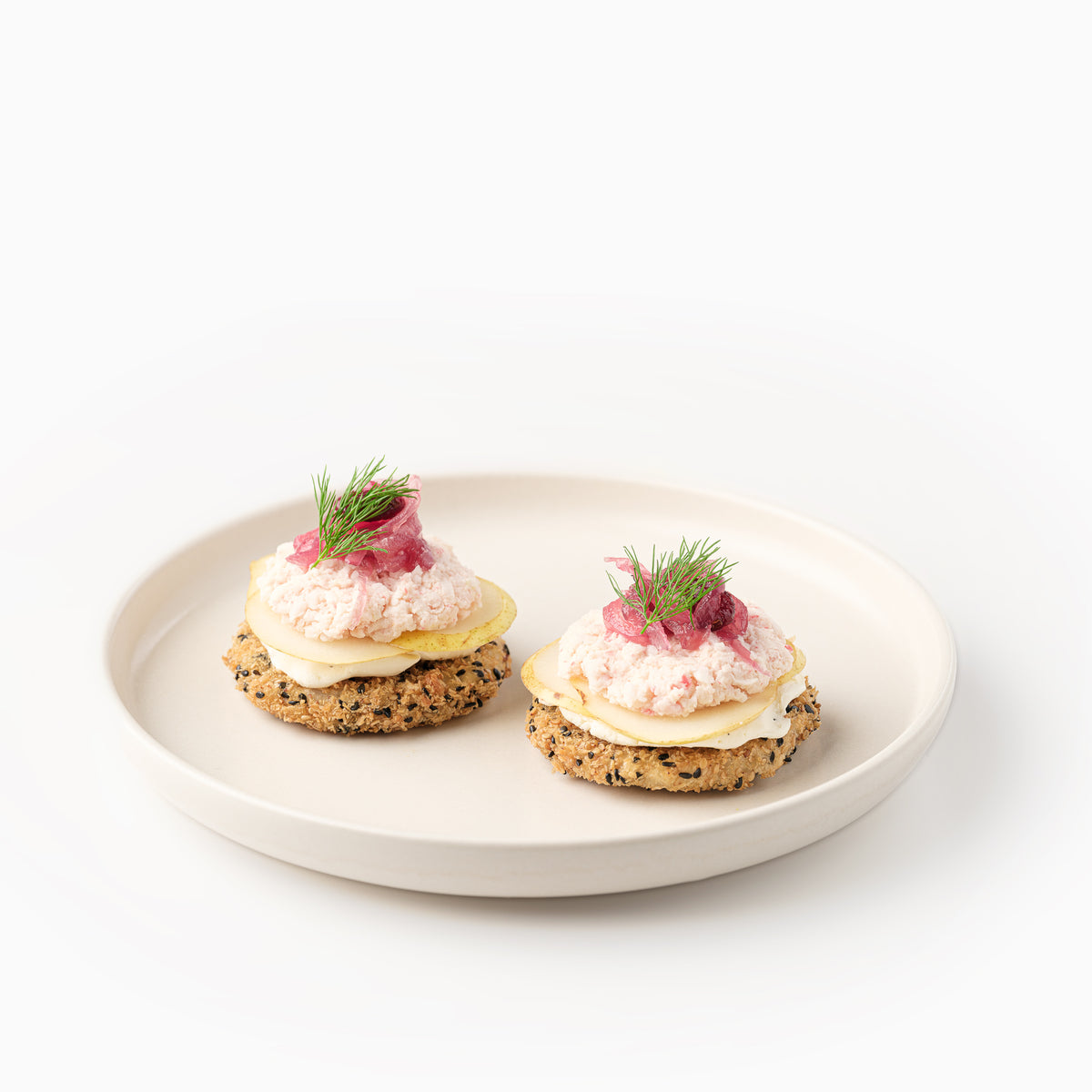 Sushi pizza crabe